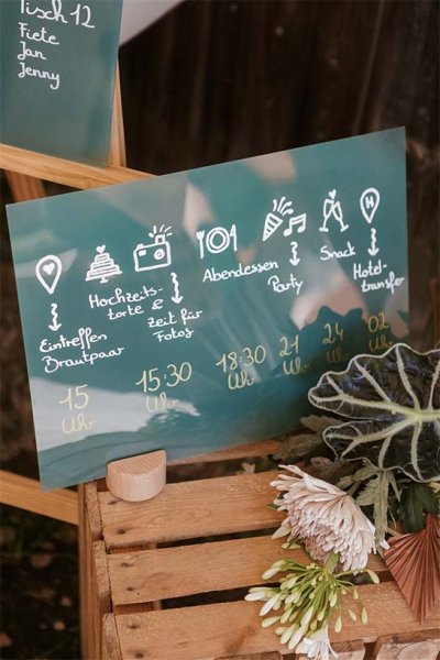 DekoSchild Acryl Sitzplan DekoSchild Acryl Sitzplan
